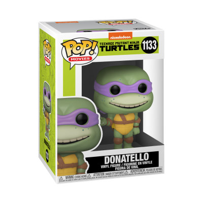 Figura Donatello Teenage Mutant Ninja Turtles em caixa POP! MOVIES