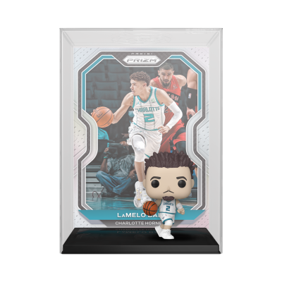 Figura Funko Pop de LaMelo Ball dos Charlotte Hornets com carta e suporte
