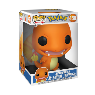 Figura Pop! Games Pokémon Charmander de vinil na embalagem