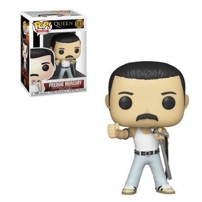Figura Funko Pop do Freddie Mercury com caixa