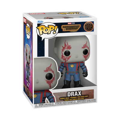Figura Funko Pop! Drax Guardians of the Galaxy número 1204 em caixa