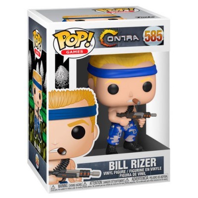 Funko Pop! Bill Rizer de Contra número 585 em embalagem