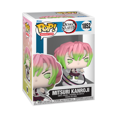 Funko Pop! de Mitsuri Kanroji do Demon Slayer na caixa