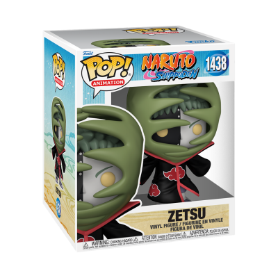 Figura Funko Pop! do personagem Zetsu de Naruto Shippuden na caixa