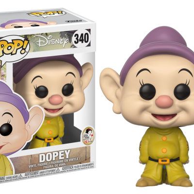 Figura Funko Pop! Disney Dopey número 340 em embalagem