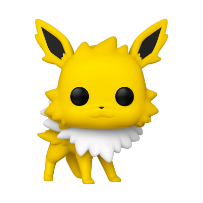 Figura colecionável Funko Pop do Jolteon amarelo com colar branco