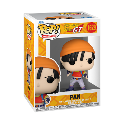 Funko Pop! da personagem Pan do Dragon Ball GT na caixa original