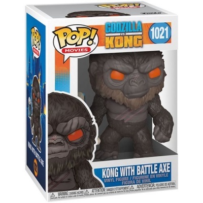 Figura de vinil Funko Pop! Kong with Battle Axe Godzilla vs. Kong na embalagem