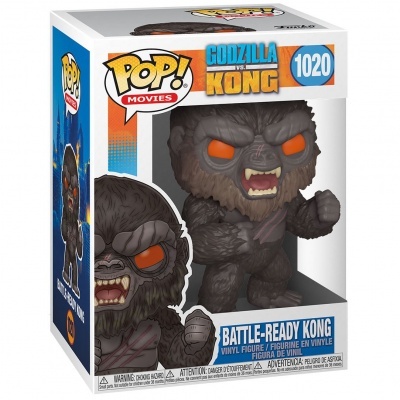 Funko Pop! de vinil do Kong do filme Godzilla vs. Kong na embalagem