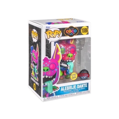 Figura Funko Pop! Alebrije Dante do filme Coco na caixa