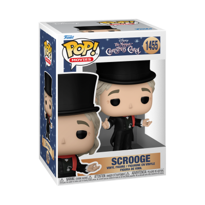 Boneco Funko Pop! de vinil Scrooge da Disney The Muppets Christmas Carol na caixa