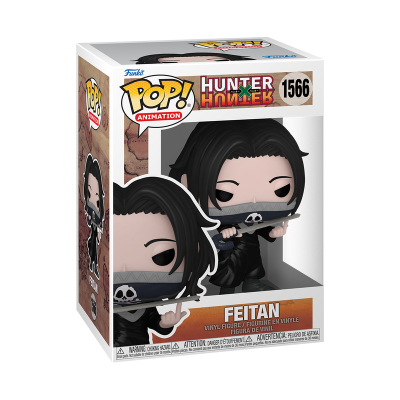 Funko Pop! Feitan Hunter x Hunter vinil na caixa