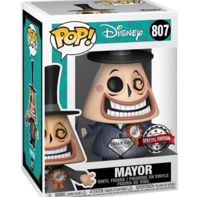 Figura de vinil Pop! Disney Mayor edição especial na caixa