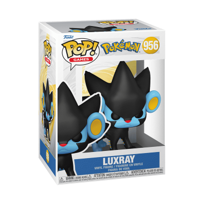 Figura Funko Pop! Luxray Pokémon, vinil, nº 956 em caixa