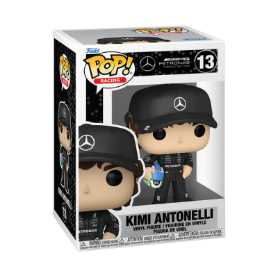 Figura de vinil Pop! Racing Kimi Antonelli na caixa
