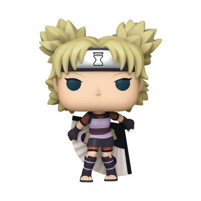 Figura Funko Pop de personagem anime com cabelo loiro e faixa de cabeça