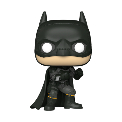 Figura Funko Pop do Batman com máscara e capa preta