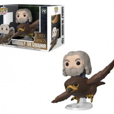 Figura Funko Pop! Gandalf montado no Gwaihir com embalagem