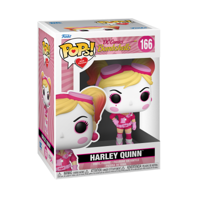 Figura Funko Pop! Harley Quinn da DC Comics Bombshells 166 em vinil em caixa