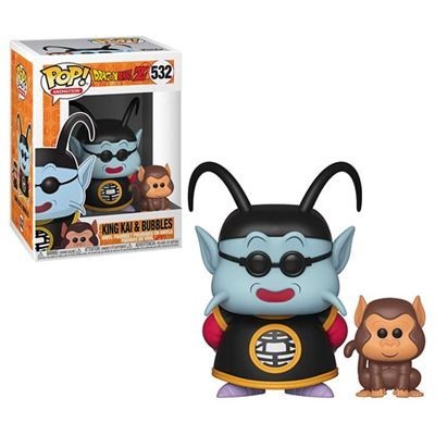 Funko Pop! Dragon Ball Z King Kai e Bubbles figura de vinil com caixa