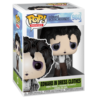 Figura Funko Pop Edward Scissorhands em caixa
