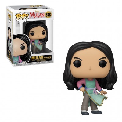 Figura Funko Pop do personagem Mulan com a caixa