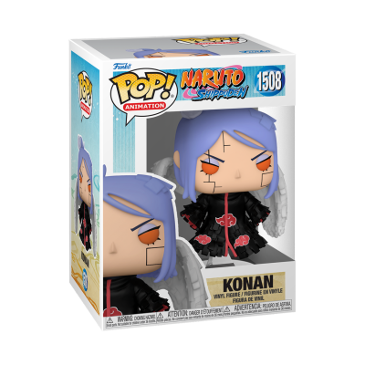 Figura Funko Pop! Konan Naruto Shippuden nº1508 na embalagem