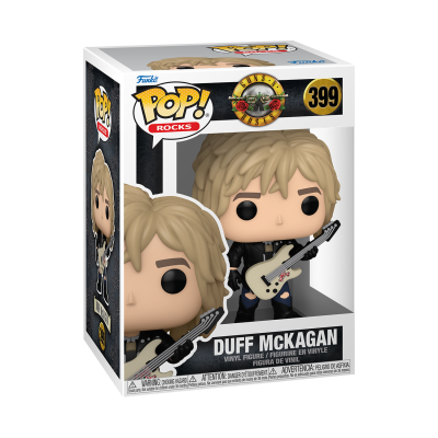 FUNKO POP! Rocks figura Duff McKagan com guitarra em caixa transparente
