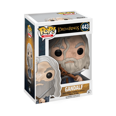 Figura Funko Pop! Gandalf de Lord of the Rings em embalagem
