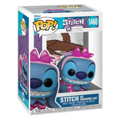 Funko Pop! Stitch como Cheshire Cat em caixa