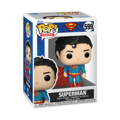 Embalagem Funko POP! Heroes Superman com figura de vinil