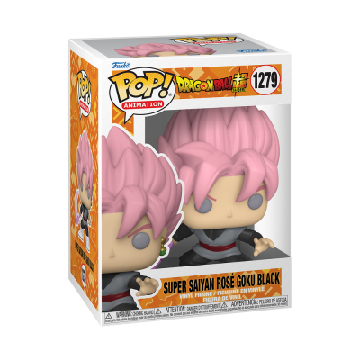 Figura Funko Pop! Super Saiyan Rosé Goku Black na caixa