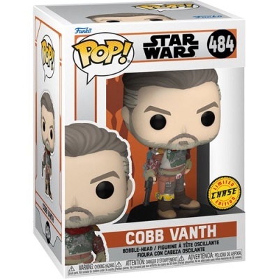 Funko Pop! Star Wars Cobb Vanth 484 em caixa