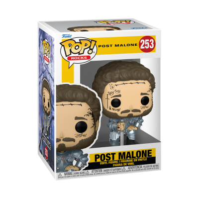 Funko Pop vinyl Post Malone na caixa