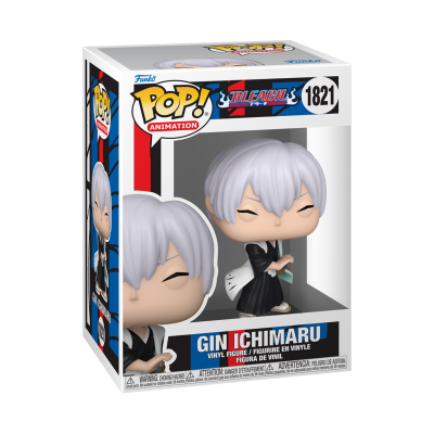 Figura Funko Pop! Gin Ichimaru da Bleach na caixa