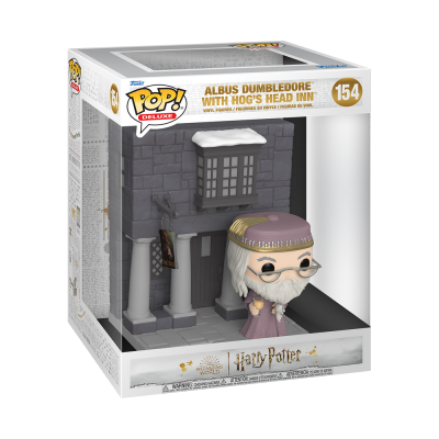 Figura Funko Pop Deluxe Albus Dumbledore com Hog's Head Inn Harry Potter