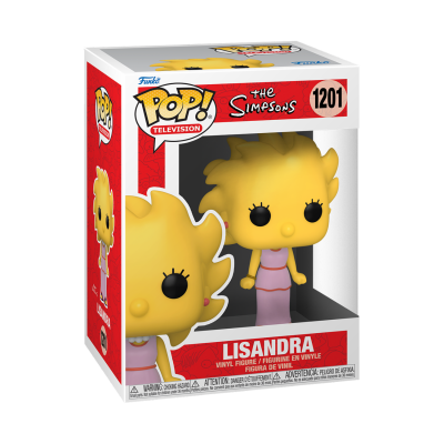 Figura Funko Pop! Lisandra dos Simpsons na caixa