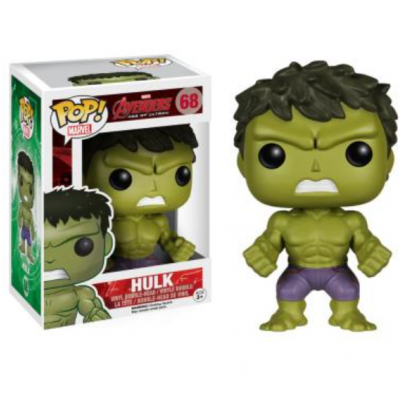 Figura Funko Pop! Hulk dos Avengers com caixa.