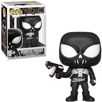 Figura Funko Pop! Venomized Punisher em vinil com caixa