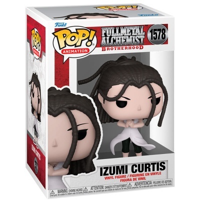 Funko Pop Izumi Curtis Fullmetal Alchemist Brotherhood na caixa