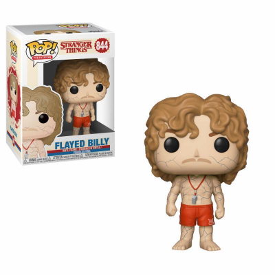 Figura Funko Pop! Flayed Billy de Stranger Things com embalagem branca e colorida