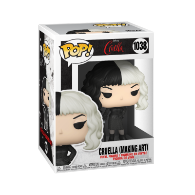 Funko Pop! figura de Cruella na embalagem