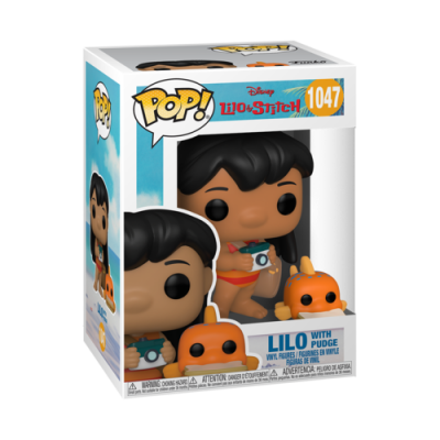 Funko Pop Lilo com Pudge da Disney Lilo & Stitch na caixa