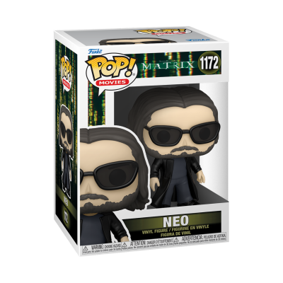 Figura Funko Pop! Neo do filme Matrix na caixa