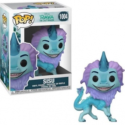 Figura Funko Pop! Sisu de vinil azul com juba roxa e caixa branca