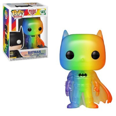 Funko Pop! Batman arco-íris em caixa colorida PRIDE n.º 141