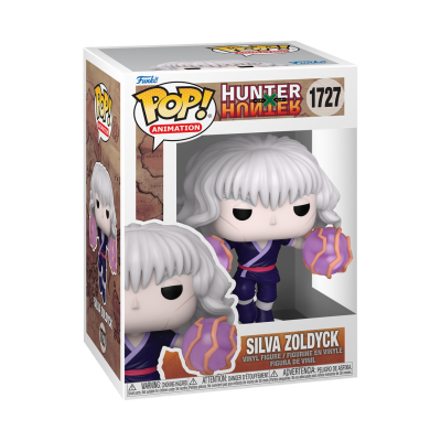Figura Funko Pop Silva Zoldyck Hunter x Hunter na caixa