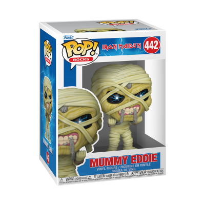 Figura de vinil Funko Pop! Rocks Iron Maiden Mummy Eddie número 442 embalada