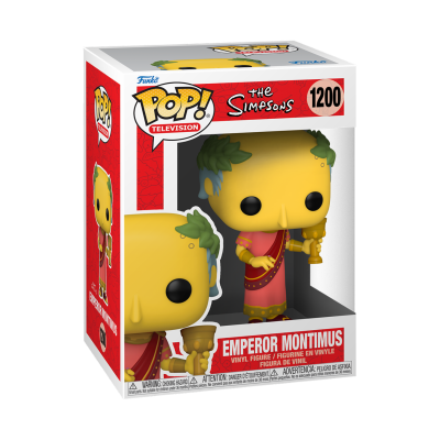 Figura Pop! de Emperor Montimus dos Simpsons em caixa