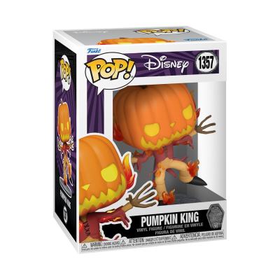 Figura Funko Pop! Pumpkin King de vinil na embalagem